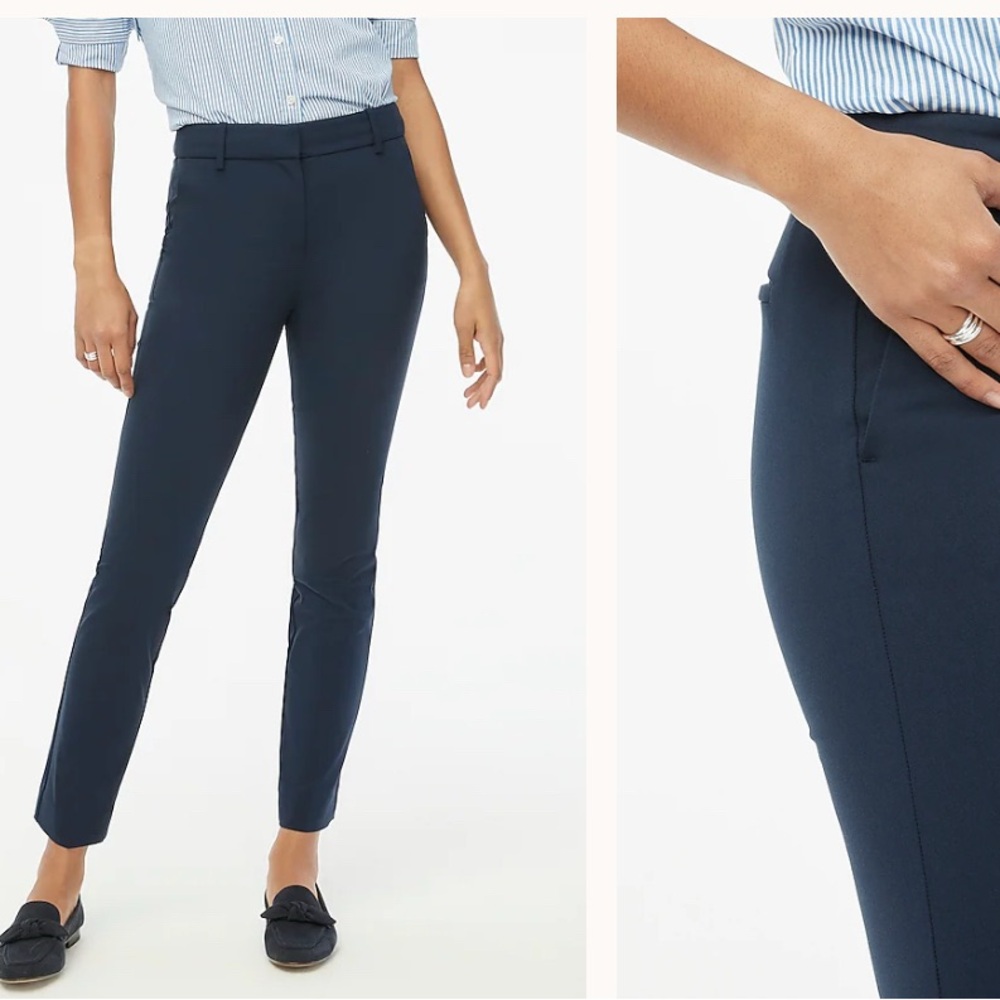 JCrew Women's Navy Slim Fit Pants